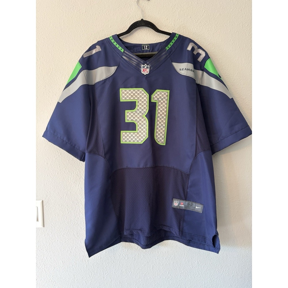 Nike Kam Chancellor Seattle Seahawks Jersey Size 52 NFL Football